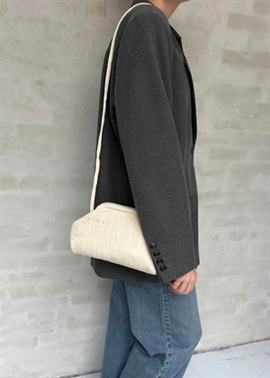 Small Rosalia clutch Ivory Lace Pico 